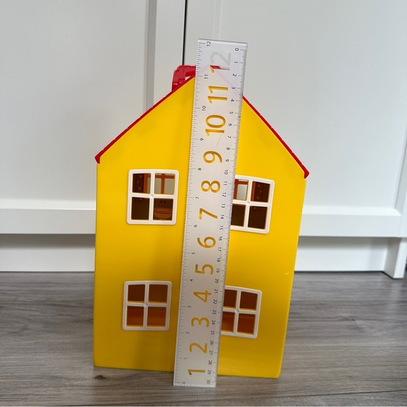 2003 Peppa Pig's Deluxe House Playset dollhouse with 4 figures lot - Picture 3 of 11